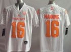 Youth NCAA Tennessee Vols #16 Peyton Manning white Stitched Jersey