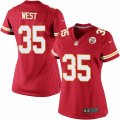 Womens Nike Kansas City Chiefs #35 Charcandrick West Limited Red Team Color NFL Jersey