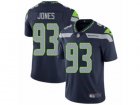 Mens Nike Seattle Seahawks #93 Nazair Jones Vapor Untouchable Limited Steel Blue Team Color NFL Jersey