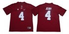 Alabama Crimson Tide #4 Jerry Jeudy Red Nike College Football Jersey