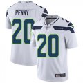 Nike Seahawks #20 Rashaad Penny White Vapor Untouchable Limited Jersey