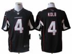 Nike NFL Arizona Cardinals #4 Kevin Kolb Black Jerseys(Limited)