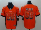 Nike Broncos #58 Von Miller Orange Drift Fashion Limited Jersey