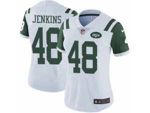 Women Nike New York Jets #48 Jordan Jenkins Vapor Untouchable Limited White NFL Jersey