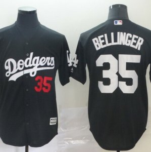 Dodgers #35 Cody Bellinger Black Turn Back The Clock Cool Base Jersey