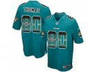 Nike Jacksonville Jaguars #80 Julius Thomas Teal Green Team Color Mens Stitched NFL Limited Strobe Jersey