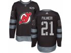 Men Adidas New Jersey Devils #21 Kyle Palmieri Black 1917-2017 100th Anniversary Stitched NHL Jersey