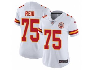 Women Nike Kansas City Chiefs #75 Jah Reid Vapor Untouchable Limited White NFL Jersey