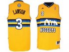 nba Denver Nuggets #3 Ty Lawson Yellow jerseys[Revolution 30 Swingman]