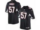 Mens Nike Arizona Cardinals #57 Karlos Dansby Limited Black Alternate NFL Jersey