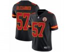 Nike Kansas City Chiefs #57 D.J. Alexander Limited Black Rush NFL Jersey