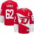 Mens Reebok Detroit Red Wings #62 Thomas Vanek Authentic Red 2016 Stadium Series NHL Jersey
