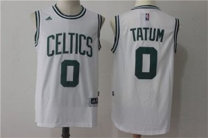 Celtics #0 Jayson Tatum White Swingman Jersey
