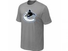 NHL Vancouver Canucks L.Grey Big & Tall Logo T-Shirt