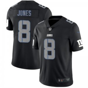 Nike Giants #8 Daniel Jones Black Impact Rush Limited Jersey