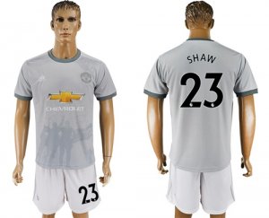 2017-18 Manchester United 23 SHAW Third Away Soccer Jersey