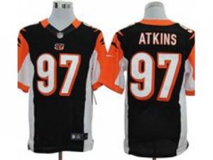 Nike Cincinnati Bengals #97 Geno Atkins Black Elite Jerseys