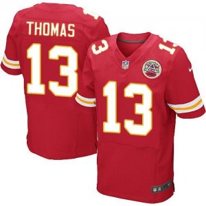 Nike Kansas City Chiefs #13 De\'Anthony Thomas Red Jerseys(Elite)