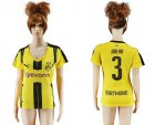 Womens Dortmund #3 Joo Ho Home Soccer Club Jersey