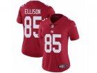 Women Nike New York Giants #85 Rhett Ellison Vapor Untouchable Limited Red Alternate NFL Jersey