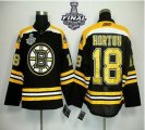nhl jerseys boston bruins #18 horton black[2013 stanley cup]