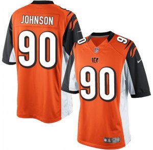 Men\'s Nike Cincinnati Bengals #90 Michael Johnson Limited Orange Alternate NFL Jersey
