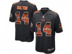 Bengals #14 Andy Dalton Black Team Color Mens Stitched NFL Limited Strobe Jersey