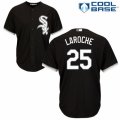 Men's Majestic Chicago White Sox #25 Adam LaRoche Authentic Black Alternate Home Cool Base MLB Jersey