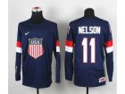 nhl jerseys USA #11 nelson blue(2014 world championship)