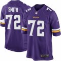 Men's Nike Minnesota Vikings #72 Andre Smith Game Purple Team Color NFL Jersey