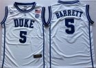 Duke Blue Devils #5 RJ Barrett White Nike College Basketball Jersey