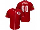 Mens Cincinnati Reds #60 J.J. Hoover 2017 Spring Training Cool Base Stitched MLB Jersey