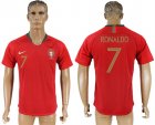 Portugal 7 RONALDO Home 2018 FIFA World Cup Thailand Soccer Jersey