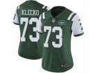 Women Nike New York Jets #73 Joe Klecko Vapor Untouchable Limited Green Team Color NFL Jersey