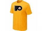 NHL Philadelphia Flyers Big & Tall Logo Yellow T-Shirt