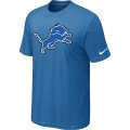 Detroit Lions Sideline Legend Authentic Logo T-Shirt light Blue