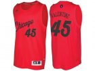 Mens Chicago Bulls #45 Denzel Valentine 2016 Christmas Day Red NBA Swingman Jersey