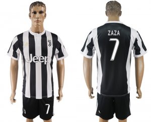 2017-18 Juventus FC 7 ZAZA Home Soccer Jersey
