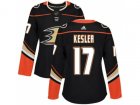 Women Adidas Anaheim Ducks #17 Ryan Kesler Black Home Authentic Stitched NHL Jersey
