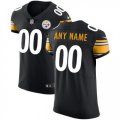 Mens Nike Pittsburgh Steelers Customized Black Team Color Vapor Untouchable Elite Player NFL Jersey