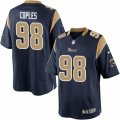 Mens Nike Los Angeles Rams #98 Quinton Coples Limited Navy Blue Team Color NFL Jersey