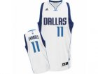 Men Adidas Dallas Mavericks #11 Yogi Ferrell Swingman White Home NBA Jersey