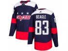 Men Adidas Washington Capitals #83 Jay Beagle Navy Authentic 2018 Stadium Series Stitched NHL Jersey