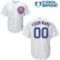 Youth Majestic Chicago Cubs Customized Replica White Home Cool Base MLB Jersey