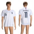 France 11 DEMBELE Away 2018 FIFA World Cup Thailand Soccer Jersey