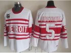 nhl Detroit Red Wings #5 lidstromAuthentic 75TH ccm Jersey White