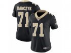 Women Nike New Orleans Saints #71 Ryan Ramczyk Vapor Untouchable Limited Black Team Color NFL Jersey