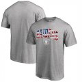Oakland Raiders Pro Line by Fanatics Branded Banner Wave T-Shirt Heathered Gray