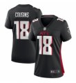 Women's Atlanta Falcons #18 Kirk Cousins Black Stitched Jersey(Run Small)