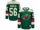 Mens Reebok Minnesota Wild #56 Erik Haula Authentic Green 2016 Stadium Series NHL Jersey